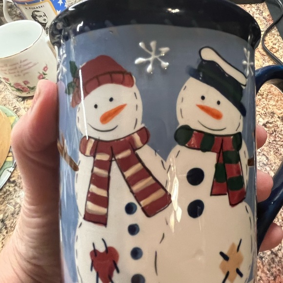 Make the Season Bright Christmas Snowman Coffee Mug - Picture 3 of 7